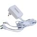 LEMAX Witte Power Adaptor adapter 4.5 volt Wit met 3-output/aansluitingen
