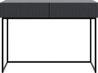 Selsey Veldio Console 110 cm Zwart met Zwarte Poten
