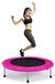 Mini-trampoline de 97 cm, pliable, supportant un poids maximal de 150 kg, avec 32 ressorts