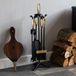 Fire Vida 5-delige Buxton haardaccessoireset - zwart & messing
