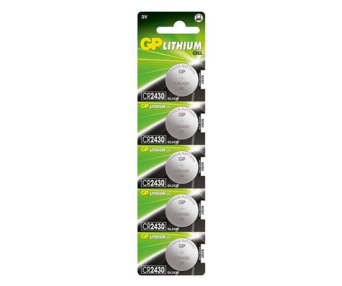 GP Batteries Lithium Cell CR2430 - 5 stuks
