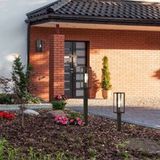 Searchlight Box - tuinpaal - 10 x 10 x 90 cm - IP44 - zwart