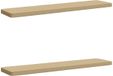 vidaXL 2-delige Bankkussens VUGHT 100% Polyester Beige