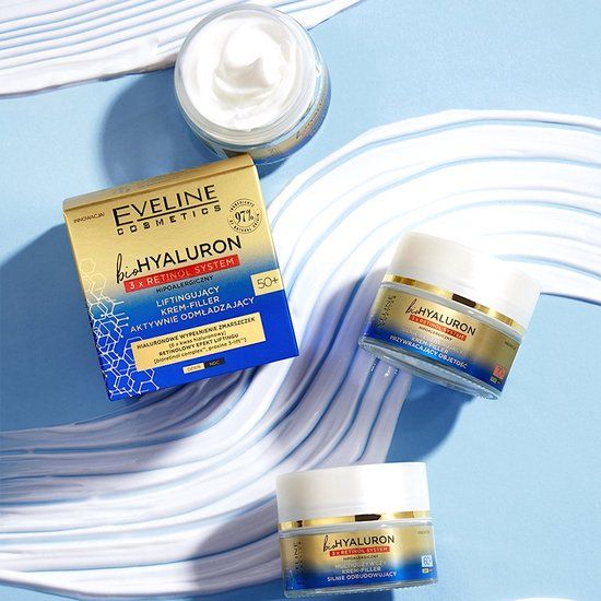 Eveline Cosmetics BioHyaluron 3x Retinol System 60+ Multi-Nourishing Intensely Restoring Cream-Filler 50ml