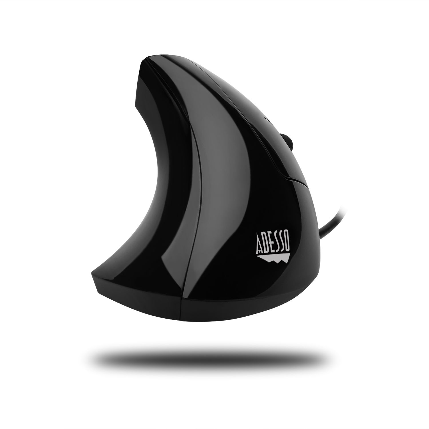 Adesso iMouse E1 - Zwarte muis - 1600 DPI