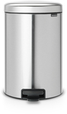 Brabantia NewIcon Pedaalemmer - 20L - Brushed Steel