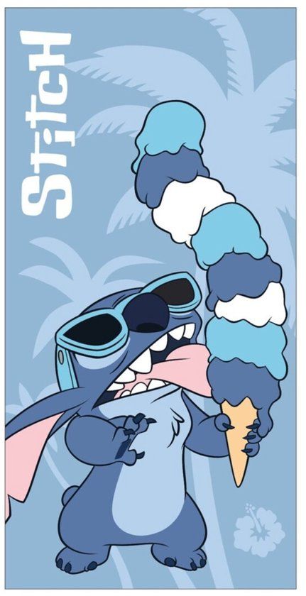 Lilo en Stitch Stitch strandlaken Icecream 70 x 140 cm Polyester