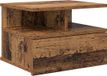 vidaXL Table de chevet flottante bois de grange 40 x 31 x 28 cm bois traité