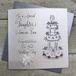WHITE COTTON CARDS BD28 Wenskaart voor de trouwdag "To A Special Daughter and Son-in-Law Congratulations on Your Wedding Day"