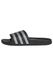 adidas Adilette Aqua Slides Sandal, core black/silver met./silver met., 37 EU