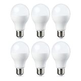 Amazon Basics LED E27 Edison schroeflamp, 14W (gelijk aan 100W), warm wit, dimbaar - verpakking van 6 stuks