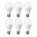 Amazon Basics LED E27 Edison schroeflamp, 14W (gelijk aan 100W), warm wit, dimbaar - verpakking van 6 stuks
