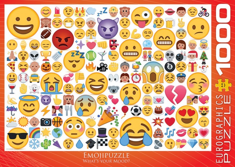 Eurographics Emoji - What's your Mood? Puzzel (1000 stukjes)