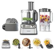Merkloos Keukenmachine multifunctioneel met weegschaal - 1000 W - Mixer 1,5 liter - Vaatwasmachinebestendige accessoires