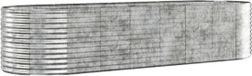 vidaXL Plantenbak - 322x100x68 cm - Gegalvaniseerd Staal - Zilverkleurig