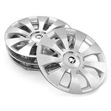 Skoda Hermes 3V0071456 Wieldoppen, 4 stuks, 16 inch (40,6 cm), stalen velgen *** 6,5Jx16