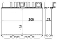 MAHLE Wärmetauscher, Innenraumheizung AH87000S