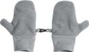 Playshoes Fleece wanten voor kinderen - Grijs - Maat 3 (17cm) 4-6 years