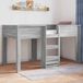 vidaXL Lit superposé pour enfants, gris sonoma, 80 x 200 cm, bois d'ingénierie
