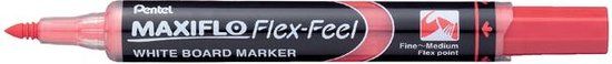 Pentel Whiteboardmarker MWL5SBF, rood, 12 stuks