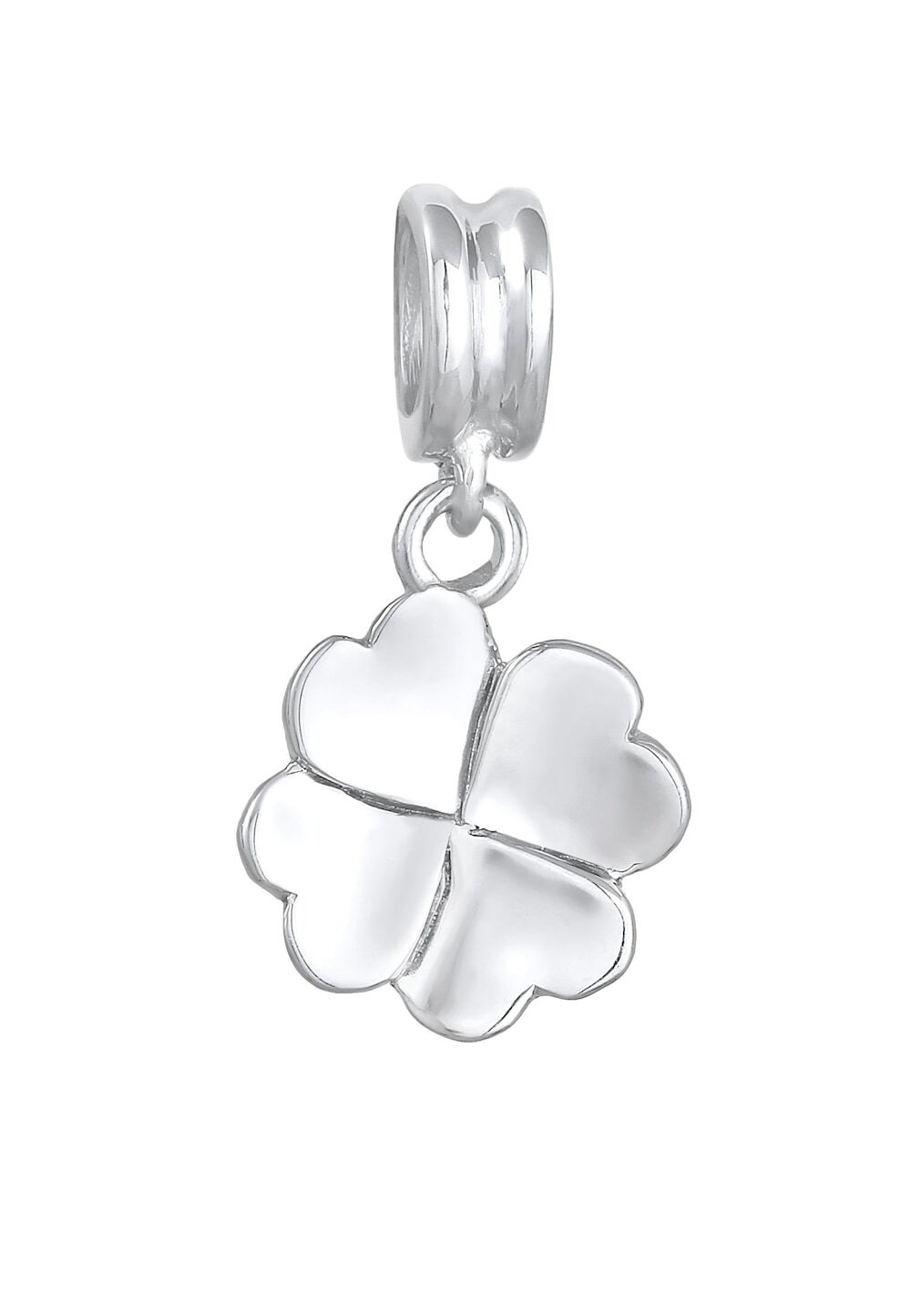 Nenalina Nenalina Nenalina Bedel Dames Bedel Hanger Shamrock in 925 Sterling Zilver Bedels & Hangers