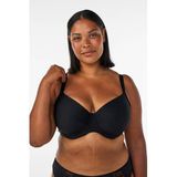 Zizzi Voorgevormde Beugel-bh Plus Size - Zwart