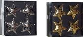 DKD Home Decor Servethouder Ster Zilver Metaal Gouden (2 stuks)