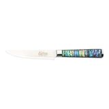 Katana Saya Pearl 4-delige steak messenset - High Carbon VG-10 Damascus staal voor extreme taaiheid en scherpte - Acryl handvat met Abalone patroon