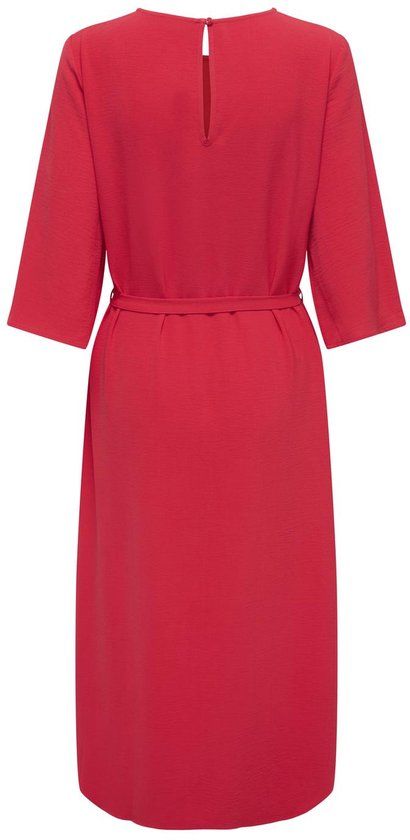 JDY JDYLION LIFE 3/4 DRESS WVN DIA Jurk Dames M Tomato Puree