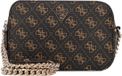 GUESS Noelle II Crossbody Camera Bag Brown Logo
