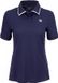 Fila Zadina Tennispolo Marine Blauw Korte Mouw Polyester Unisex XS