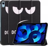 Selected by GSMpunt.nl Tablet Hoes geschikt voor de Apple iPad 11 (2025) A16 / 10.9 (2022) | Book Case met Standaard | Kunstlederen Beschermhoes | Tri-fold | Dont Touch Me Print