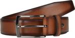 LLOYD Leren Riem Thin Leather Belt W120 Cognac Bruine