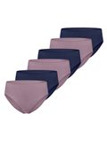 SCHIESSER Slip 'Essential' donkerblauw / mauve