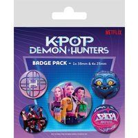 KPop Demon Hunters Anime Buttonset