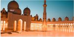 Merkloos / Sans marque Poster - Sheikh Zayed Mosque in Abu Dhabi - 100x50 cm - Matte Finish