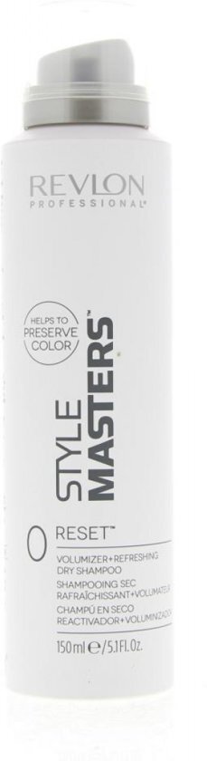 Revlon STYLE MASTERS RESET VOLUMIZER + REFRESHING DRY SHAMPOO DROOGSHAMPOO HOLD 0 - LOOK MATT 150ML