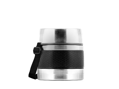 H&H Voedseldoos van staal 18/10, 0,75 l