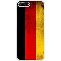 Honor 10 Drapeau Allemagne Bedrukt Siliconen Hoesje