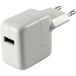 Phonillico® Witte netoplader voor Apple iPad 2017 / 2018 / AIR 1/ AIR 2 / MINI / PRO / 1 / 2 / 3 / 4 - Oplader USB-poort Netoplader Stopcontact