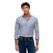 TOMMY HILFIGER Zakelijk overhemd 'New York' blauw / offwhite