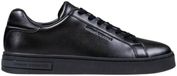 Armani Exchange Londen Sneakers Homme Cuir Noir Taille 40