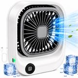 Silvergear Draagbare Bureauventilator - Wit
