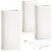 Merkloos Radiator luchtbevochtiger - Keramiek - Wit - Set van 3 - Max. 450 ml