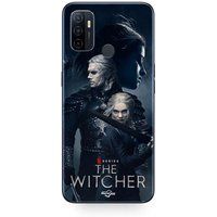 Maniacase Etui Oppo A32 the witcher geralt yennefer ciri degen