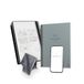 Rocketbook Core Herbruikbaar notitieboek met spiraalbinding, uitvoerend formaat 15 cm x 22,4 cm, grijs, gestippeld, verbonden met de app, afwasbaar, duurzaam, school, werk en creatieve projecten