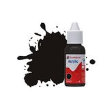 Humbrol Modelverf - DB0201 No 201 zwart - metallic (14ml)