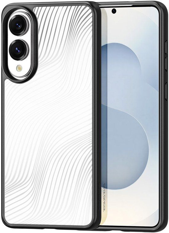 Dux Ducis Aimo Series Back Cover voor Samsung Galaxy S25 Edge - Zwart