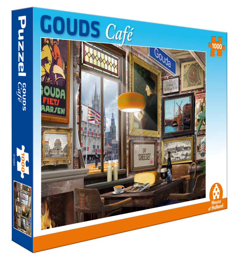 House of Holland Gouds Café Puzzel (1000 stukjes)