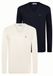 FELIX HARDY Felix Felix Hardy Sweater Met V-Hals - 2 Pack Trui - 100% Katoen Heren Ecru-Navy - M